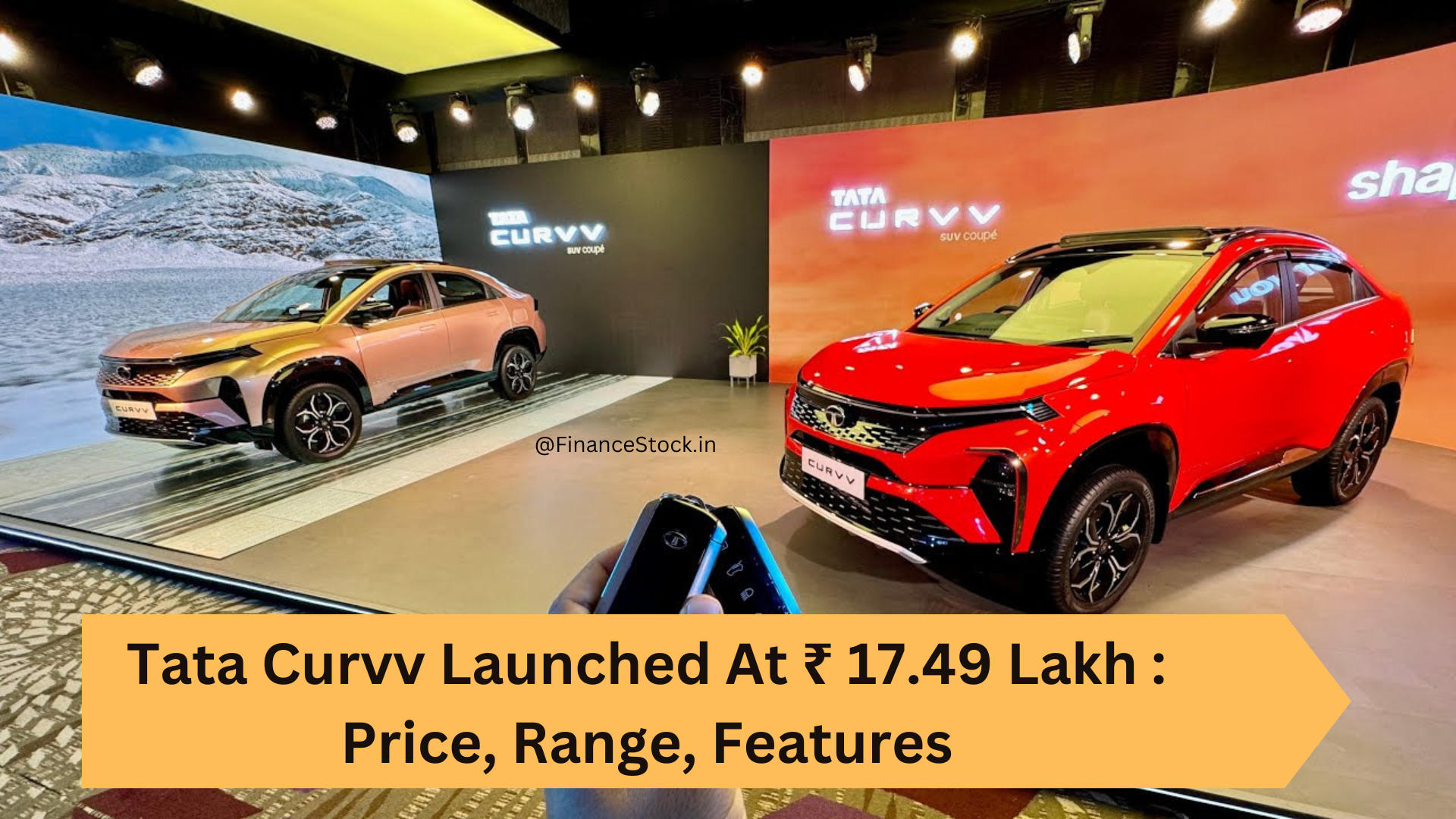 Tata Curvv Launched At ₹ 17.49 Lakh : Price, Range, Features